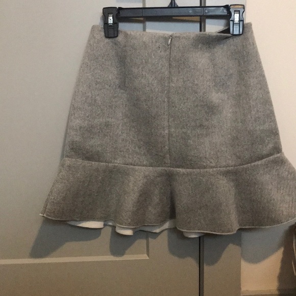 English Factory Grey Fit and Flare Skirt - Picture 2 of 3
